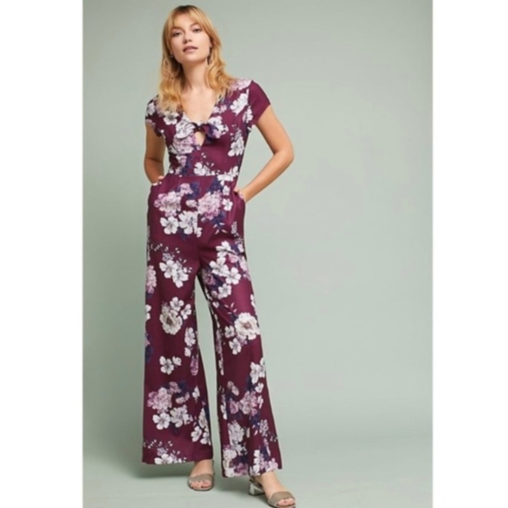 Yumi Kim Floral Cut Out Jumpsuit